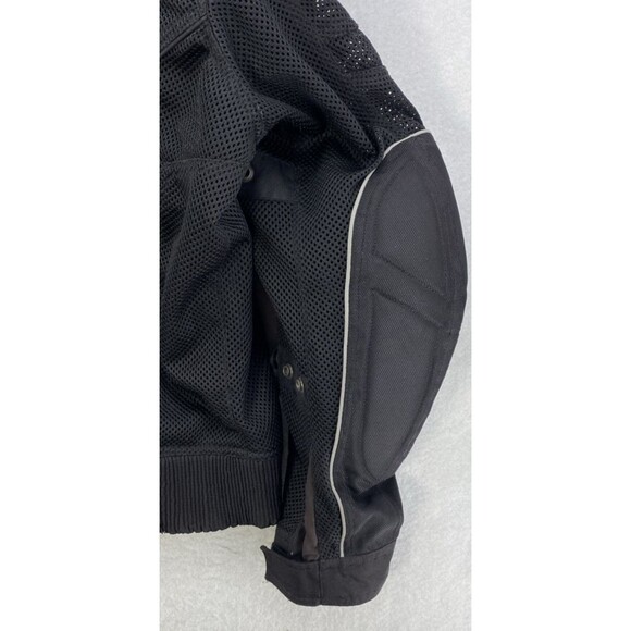 Tourmaster Intake Motorcycle Jacket Mens Size Large 44 Coat Black CE Protector - Picture 16 of 16